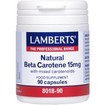Lamberts Natural Beta Carotene 15mg, 90caps