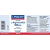 Lamberts L-Arginine HCL 1000mg, 90tabs