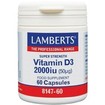 Lamberts Vitamin D3 2000iu, 60caps