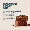My Protein Impact Bar 64g 1 Τεμάχιο - Dark Chocolate Sea Salt