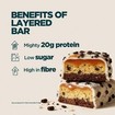My Protein Layered Bar 60g 1 Τεμάχιο - Cookie Crumble