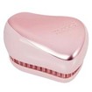 Tangle Teezer Compact Styler Hairbrush for Straight & Curly Hair 1 Τεμάχιο - Pink Matte Chrome