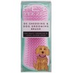 Pet Teezer De-Shedding & Dog Grooming Brush 1 Τεμάχιο - Σιέλ/ Ροζ