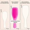 Tangle Teezer The Ultimate Detangler Straight & Curly Hairbruhsh 1 Τεμάχιο - Runway Pink