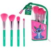 Mad Beauty Promo Stitchmas Cosmetic Brush & Bag 4 Τεμάχια &  Δώρο Νεσεσέρ 1 Τεμάχιο