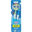 Oral-B Complete 5 Way Clean Medium Toothbrush 40mm Πράσινο - Γαλάζιο 2 Τεμάχια