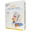 Medisei Panthenol Extra Πακέτο Προσφοράς Baby Sun Care Spf50 Face & Body Lotion 200ml & Δώρο 2 Παιχνιδάκια Άμμου Δελφίνι-Αστερίας