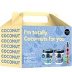 Organic Shop Promo Body Desserts Coconut Panna Cotta Hydrating Body Mousse 450ml & Coconut Bite Renewing Body Scrub 450ml & Δώρο Body Shimmer Oil 100ml - Rose & Lychee