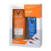 Vichy Πακέτο Προσφοράς Capital Soleil Fresh Protective Milk Face & Body Spf50+, 300ml & Δώρο Ideal Soleil After Sun 100ml