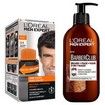 L\'oreal Paris Men Expert Πακέτο Προσφοράς Beard, Face & Hair Wash 200ml & One-Twist Hair Colour No 04 Nature Brown, 50ml
