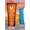 Vichy Promo Capital Soleil Invisible Hydrating Protective Milk Spf50+, 300ml & Δώρο Capital Soleil Soothing After-Sun Milk Travel Size 100ml