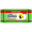 Wet Hankies Clean & Protect Antibacterial Lemon Scent Υγρά Αντιβακτηριδιακά Μαντηλάκια 72τμχ