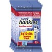 Wet Hankies Promo Antibacterial Wipes XL 60 Τεμάχια (4x15 Τεμάχια) Wet Hankies Promo Antibacterial Wipes XL 60 Τεμάχια (4x15 Τεμάχια)