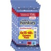 Wet Hankies Promo Antibacterial Wipes 60 Τεμάχια (4x15 Τεμάχια)