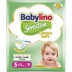 Babylino Sensitive Cotton Soft Junior Νο5 (11-16kg) 18 Πάνες