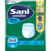 Sani Sensitive Pants Extra Large No.4 Ελαστικό Εσώρουχο Ακράτειας 10 τεμάχια Sani Sensitive Pants Extra Large No.4 Ελαστικό Εσώρουχο Ακράτειας 10 τεμάχια