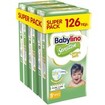 Babylino Sensitive Cotton Soft Super Pack Junior Plus Νο5+ (12-17kg) 126 Τεμάχια (3x42 Τεμάχια)