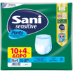 Sani Sensitive Pants 10 Τεμάχια & Δώρο Επιπλέον 4 Τεμάχια - No4 Extra Large
