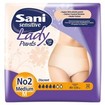 Sani Sensitive Lady Pants Discreet Medium No2 Ελαστικό Εσώρουχο Ακράτειας 12 τεμάχια Sani Sensitive Lady Pants Discreet Medium No2 Ελαστικό Εσώρουχο Ακράτειας 12 τεμάχια