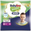 Babylino Sensitive Pants Cotton Soft Unisex No8 Extra Extra Large (19+kg) 26 Τεμάχια