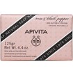 Apivita Natural Soap With Rose & Black Pepper 125g