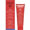 Apivita Bee Sun Safe Hydra Fresh Face Gel-Cream With Marine Algae & Propolis Spf30, Light Texture 50ml