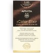 Apivita Promo My Color Elixir Permanent Hair Color - 5.85 Καστανό Ανοιχτό Περλέ Μαονί