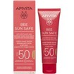 Apivita Bee Sun Safe Anti-Spot & Anti-Age Defence Face Cream Spf50 Tinted 50ml Apivita Bee Sun Safe Anti-Spot & Anti-Age Defence Face Cream Spf50 Tinted 50ml