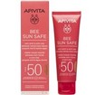 Apivita Bee Sun Safe Anti-Spot & Anti-Age Defence Face Cream Spf50 Golden 50ml