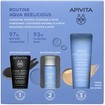 Apivita Promo Aqua Beelicious Healthy Glow Spf30 Tinted Hydrating Fluid Cream 40ml & Δώρο Refreshing Hydrating Face Booster 10ml & Δώρο Black Detox Cleansing Jelly 15ml