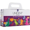 Intermed Unident Kids Promo Toothpaste 1400ppm Fluoride 6+ Years Bubblegum Flavor 50ml & Mouthwash 100ppm Fluoride Bubblegum Flavor 100ml & 3+ Years Children\'s Toothbrush 1 Τεμάχιο - Μώβ