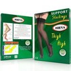 John\'s Elastic Thigh High Support Stockings 140 Den 19-22mmHg Size 4 Κωδ 214545, 1 Ζευγάρι - Black