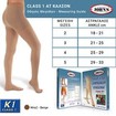 John\'s Graduates Compression Unisex Stockings Class 1 (25-30mmHg) Size 2 Κωδ 2145840, 1 Τεμάχιο - Beige