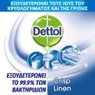 Dettol All In One  Spray Crisp Linen Απολυμαντικό Σπρέι για Σκληρές & Μαλακές Επιφάνειες 400ml