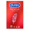 Durex Sensitive Thin Feel Condoms 30 Τεμάχια Durex Sensitive Thin Feel Condoms 30 Τεμάχια