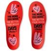 Christou Days Comfy Move Your Mood Arch Support Insoles Κόκκινο 1 Ζευγάρι