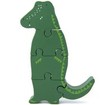 Trixie Wooden Body Puzzle Κωδ 77507, 1 Τεμάχιο - Mr. Crocodile