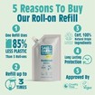 Salt Of The Earth Natural Unscented Pouch Roll-On Deodorant 225ml - Refill