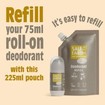 Salt Of The Earth Amber & Sandalwood Pouch Roll-On Deodorant 225ml - Refill