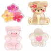Invisibobble Clipstar Kids Bearly Bloomed 4 Τεμάχια