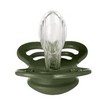 Bibs Supreme Silicone Soother 0m+ 2 Τεμάχια - Sage / Hunter Green