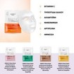 Kimoco Beauty Ilustrating & Restoring Peptides & Vitamic C Face Sheet Mask 23ml