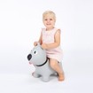 Hoppimals Jumping Dog Φουσκωτό Σκυλάκι Χοπ Χοπ, Ζωγραφισμένο στο Χέρι σε Γκρι Χρώμα, από 12 Μηνών Hoppimals Jumping Dog Φουσκωτό Σκυλάκι Χοπ Χοπ, Ζωγραφισμένο στο Χέρι σε Γκρι Χρώμα, από 12 Μηνών
