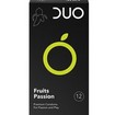 Duo Flavoured Fruits Passion Condoms 12 Τεμάχια