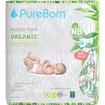 PureBorn Organic Bamboo Unisex Nappies New Born (up to 5 kg) 68 Τεμάχια - Tropic