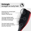 Tangle Teezer The Ultimate Detangler Mini Straight & Curly Hairbruhsh 1 Τεμάχιο - Devil Wears Prada Red