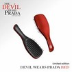 Tangle Teezer The Ultimate Detangler Mini Straight & Curly Hairbruhsh 1 Τεμάχιο - Devil Wears Prada Red