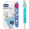 Chicco Fashion Soother Clip Μπλε 1 Τεμάχιο