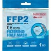 Barbeador Max-02D Non Medical 5ply FFP2 NR Filtering Half Mask Small Light Blue 1 Τεμάχιο