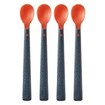 Tommee Tippee Heatsense Bacshield Soft Weaning Spoon 4m+, 4 Τεμάχια